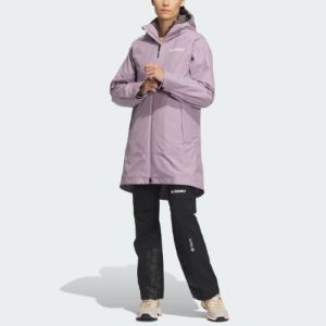 (WMNS) adidas Terrex 3-In-1 Rain.Rdy Super Inner Jacket 'Pink Brown' IP0728 sold by KicksCrew