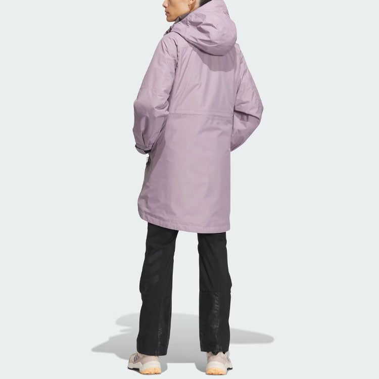 (WMNS) adidas Terrex 3-In-1 Rain.Rdy Super Inner Jacket 'Pink Brown' IP0728 sold by KicksCrew product image thumbnail 4