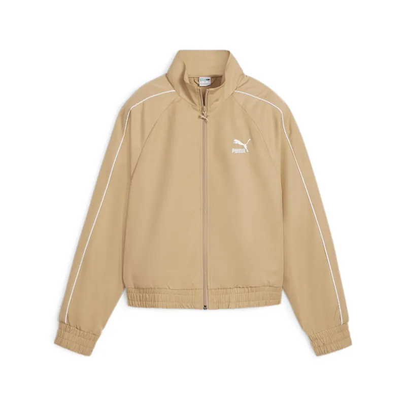 (WMNS) PUMA T7 Track Jacket 'Beige' 624217-83 sold by KicksCrew