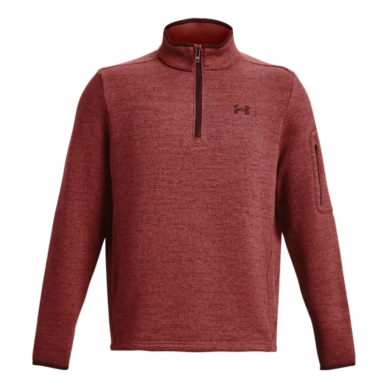 Under Armour Specialist 1/4 Zip Fleece Pullover 'Red' 1380271-688 sold by KicksCrew