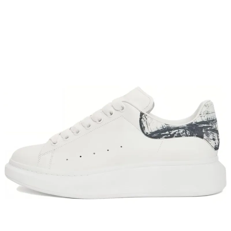 Alexander McQueen Oversized Sneakers 'White with Black Sketch' 782463WIE9P9061 sold by KicksCrew