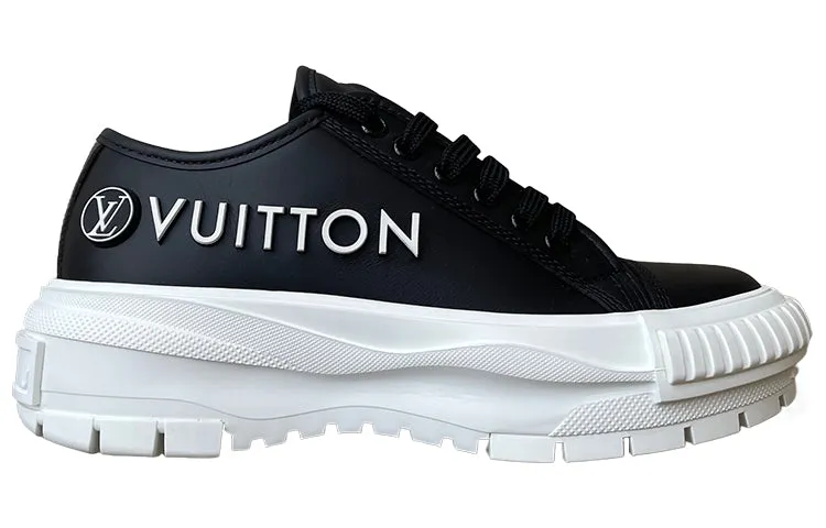 (WMNS) LOUIS VUITTON Squad Trainers 'Black' 1AADRM sold by KicksCrew product image thumbnail 2
