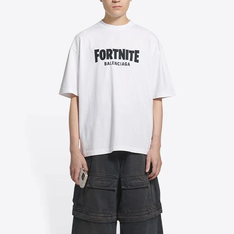 Balenciaga Balenciaga x FORTNITE T-Shirt Medium Fit 'White