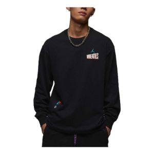 Air Jordan Flight MVP 85 Long-Sleeve T-Shirt 'Black' DV8429-010 sold by KicksCrew
