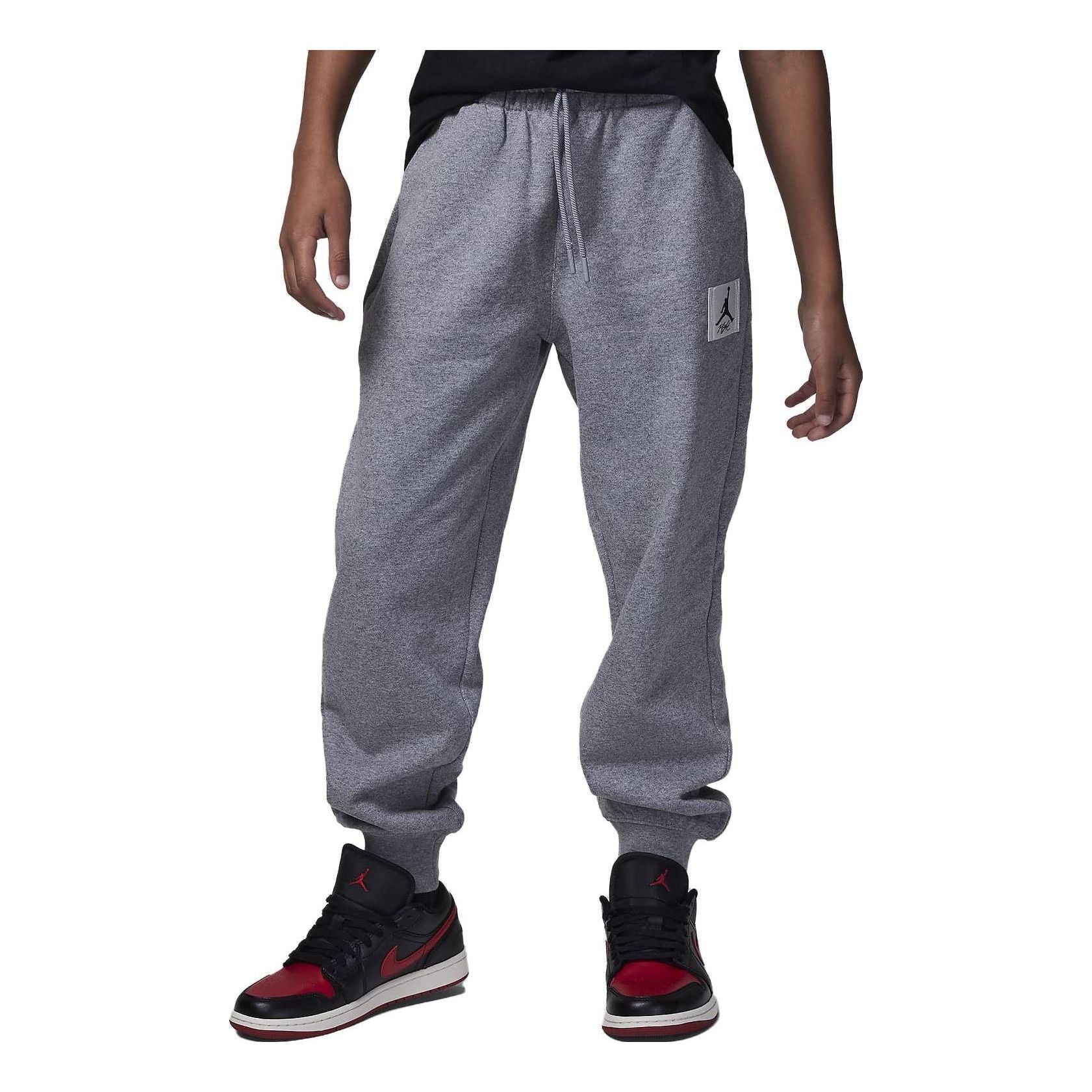 (PS) Air Jordan MJ Essentials Fleece Pants 'Carbon Grey' FZ1802-091 sold by KicksCrew