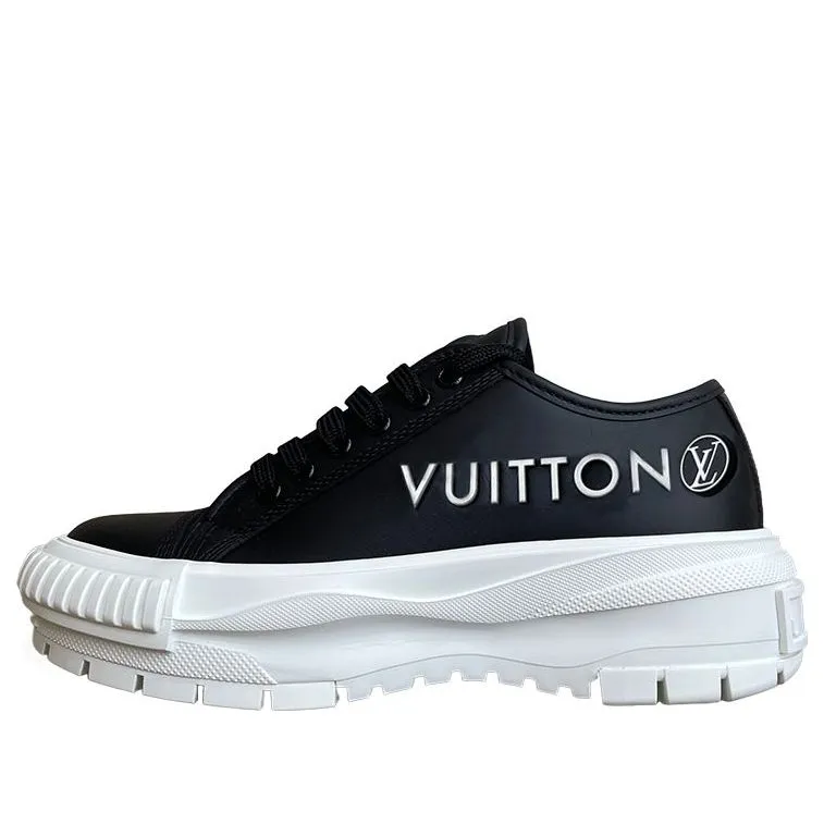 (WMNS) LOUIS VUITTON Squad Trainers 'Black' 1AADRM sold by KicksCrew