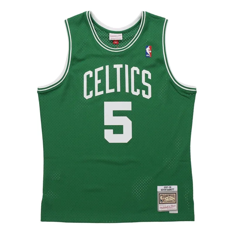 Mitchell & Ness x NBA Boston Celtics 2007-08 Road Swingman Jersey 'Kevin Garnett 5' SMJYGS18143-BCEKYGN07KGA sold by KicksCrew