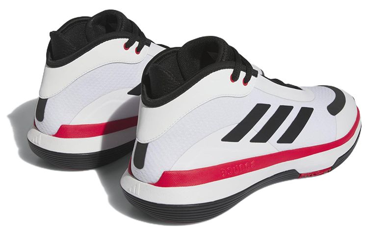 Adidas Bounce Legends Shoes 'White Black Scarlet' IE9277 sold by KicksCrew product image thumbnail 3