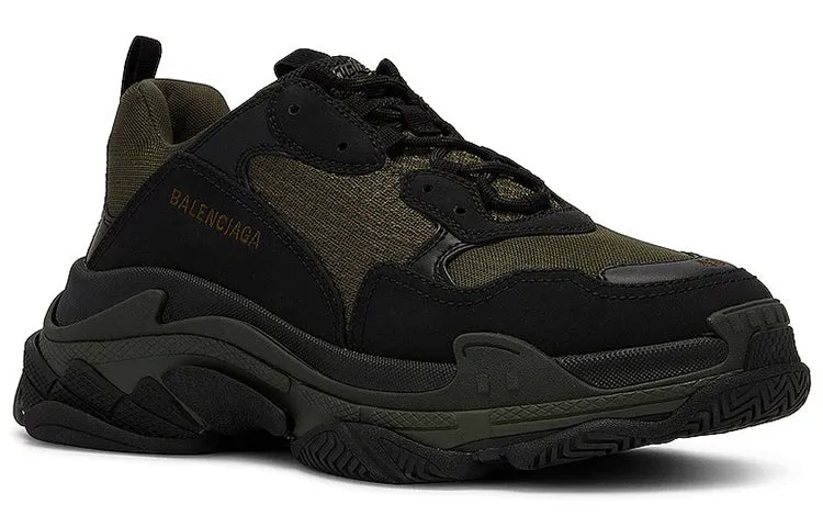 Balenciaga Triple S Sneakers 'Olive Green Black' 536737W2FW24010 sold by KicksCrew product image thumbnail 3