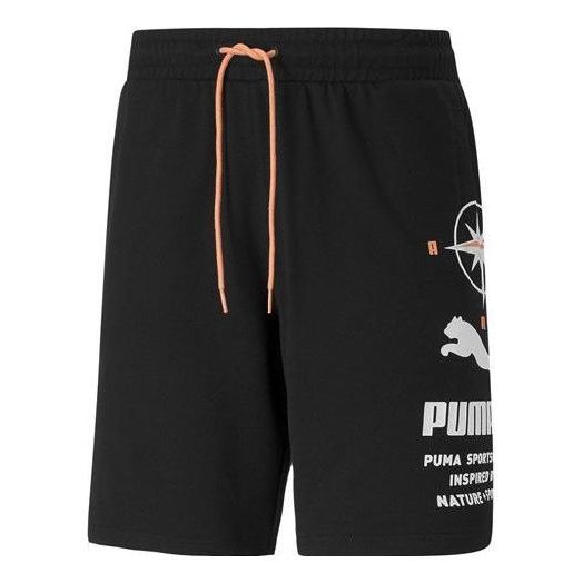 Puma Nature Camp Graphic Shorts 'Black' 536943-01 sold by KicksCrew