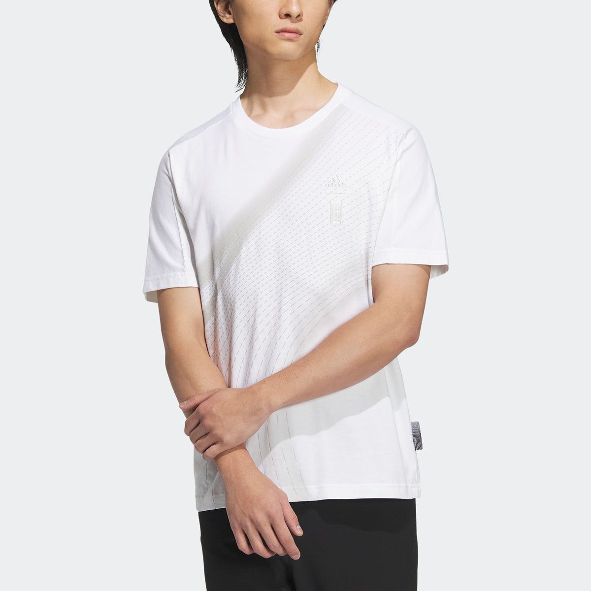 Adidas WUJI GFX T-Shirt 'White' IA8092 sold by KicksCrew product image thumbnail 2