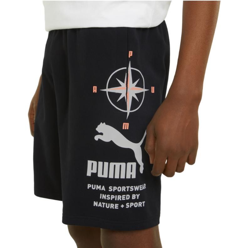 Puma Nature Camp Graphic Shorts 'Black' 536943-01 sold by KicksCrew product image thumbnail 5