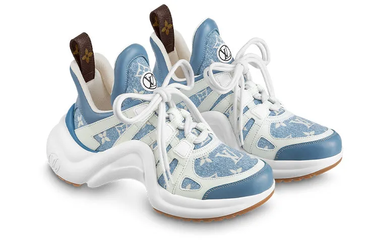 (WMNS) LOUIS VUITTON Archlight 1.0 Sneakers 'Denim Monogram' 1AB30Q sold by KicksCrew product image thumbnail 2