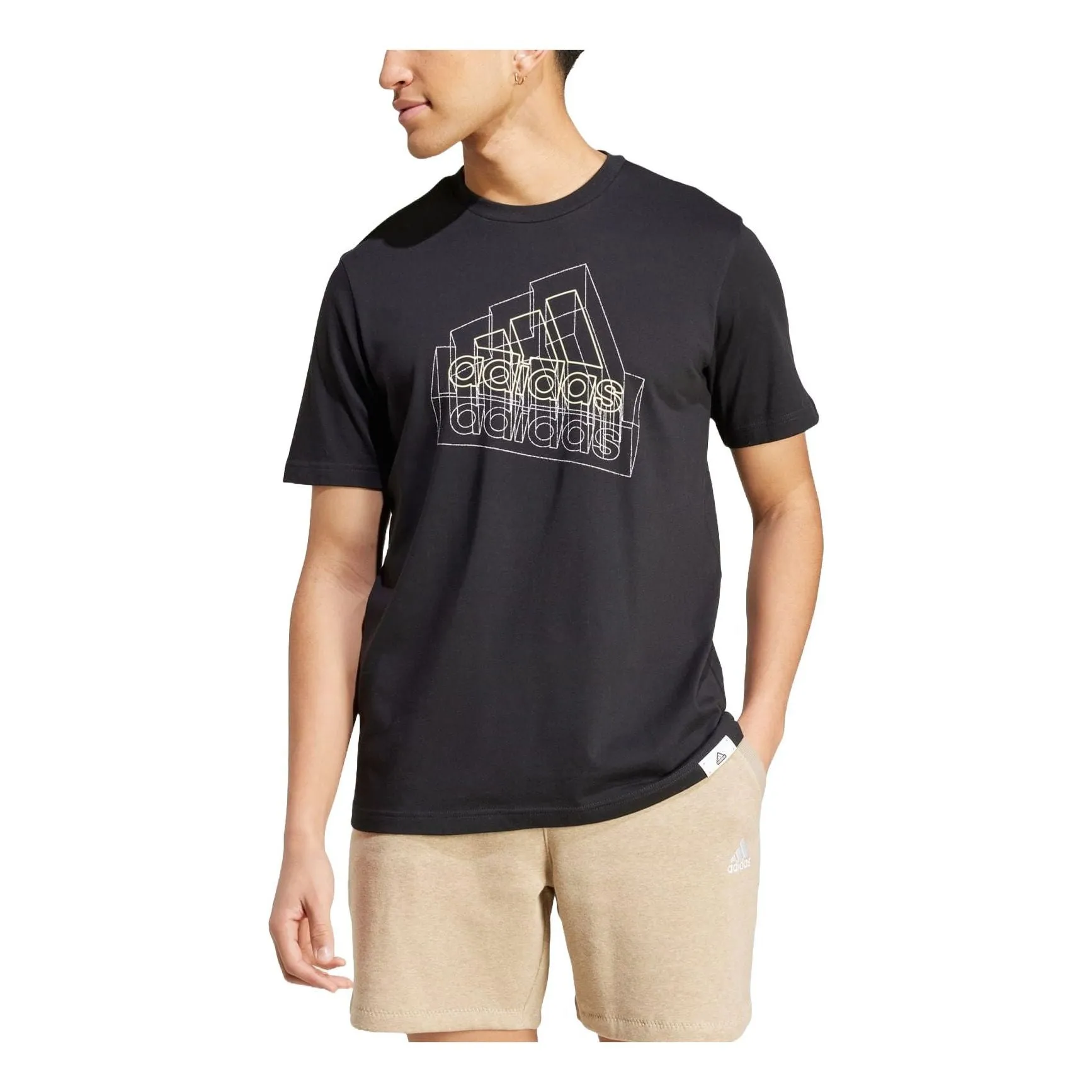 adidas Tech Badge of Sport Graphic T-Shirt 'Black' IW2635 sold by KicksCrew