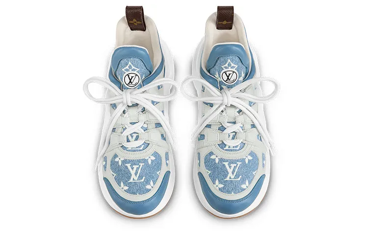 (WMNS) LOUIS VUITTON Archlight 1.0 Sneakers 'Denim Monogram' 1AB30Q sold by KicksCrew product image thumbnail 3