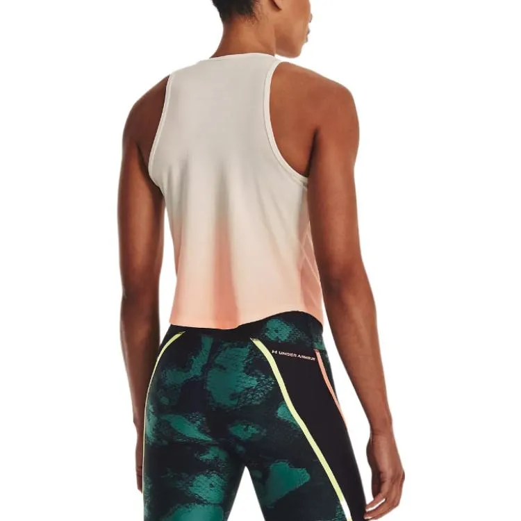 (WMNS) Under Armour Project Rock Fashion Cropped Tank 'Beige' 1377450-130 sold by KicksCrew product image thumbnail 4