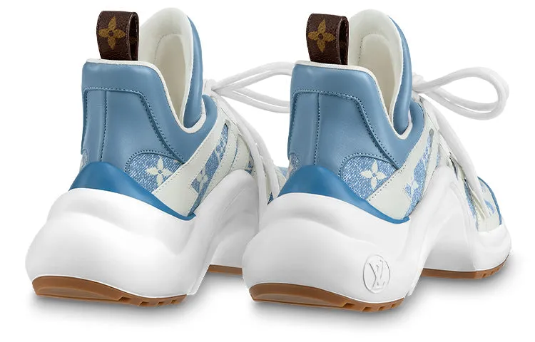 (WMNS) LOUIS VUITTON Archlight 1.0 Sneakers 'Denim Monogram' 1AB30Q sold by KicksCrew product image thumbnail 4