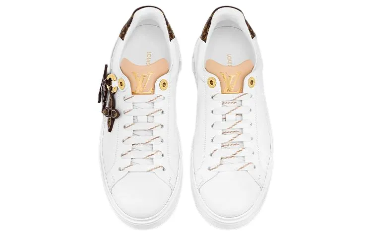 (WMNS) LOUIS VUITTON Time Out Sneakers 'White with Brown Monogra' 1ABB4A sold by KicksCrew product image thumbnail 2