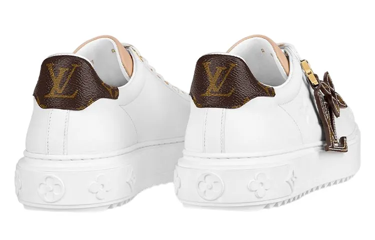 (WMNS) LOUIS VUITTON Time Out Sneakers 'White with Brown Monogra' 1ABB4A sold by KicksCrew product image thumbnail 4