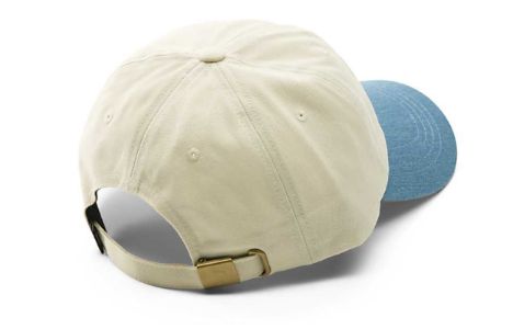 Vans Camburn Curved Bill Jockey Hat 'Beige Blue' VN0A7SD33KS sold by KicksCrew