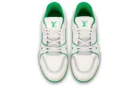 LOUIS VUITTON LV Trainers 'White Green' 1ABNIS sold by KicksCrew
