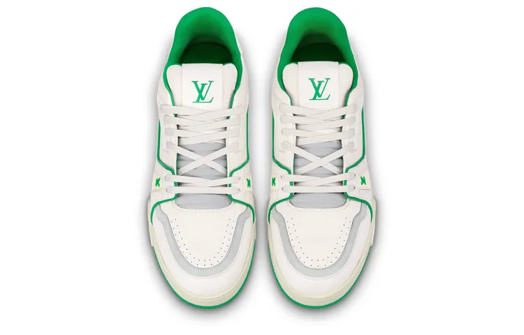 LOUIS VUITTON LV Trainers 'White Green' 1ABNIS sold by KicksCrew product image thumbnail 2