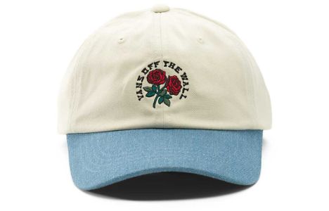 Vans Camburn Curved Bill Jockey Hat 'Beige Blue' VN0A7SD33KS sold by KicksCrew