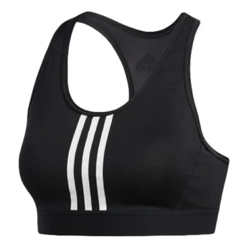 (WMNS) adidas Don't Rest 3-Stripes Bra 'Black' Asia Sizing FJ7248 sold by KicksCrew