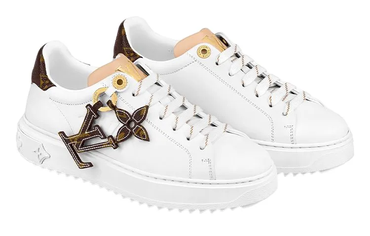 (WMNS) LOUIS VUITTON Time Out Sneakers 'White with Brown Monogra' 1ABB4A sold by KicksCrew product image thumbnail 3