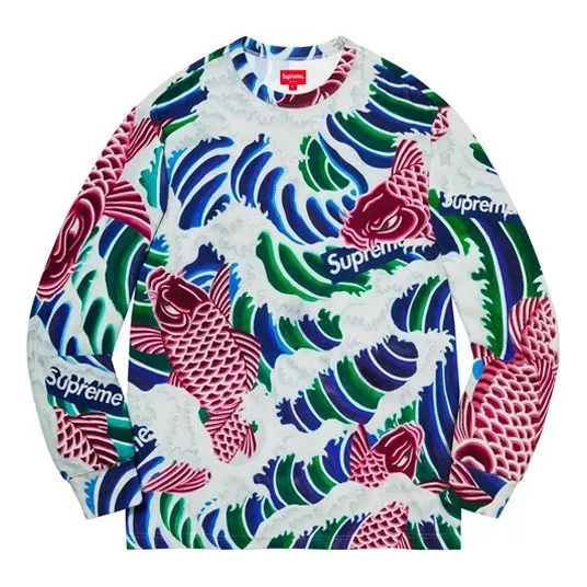 Supreme Waves L/S Top 'Multi-Color' SUP-SS20-665 sold by KicksCrew