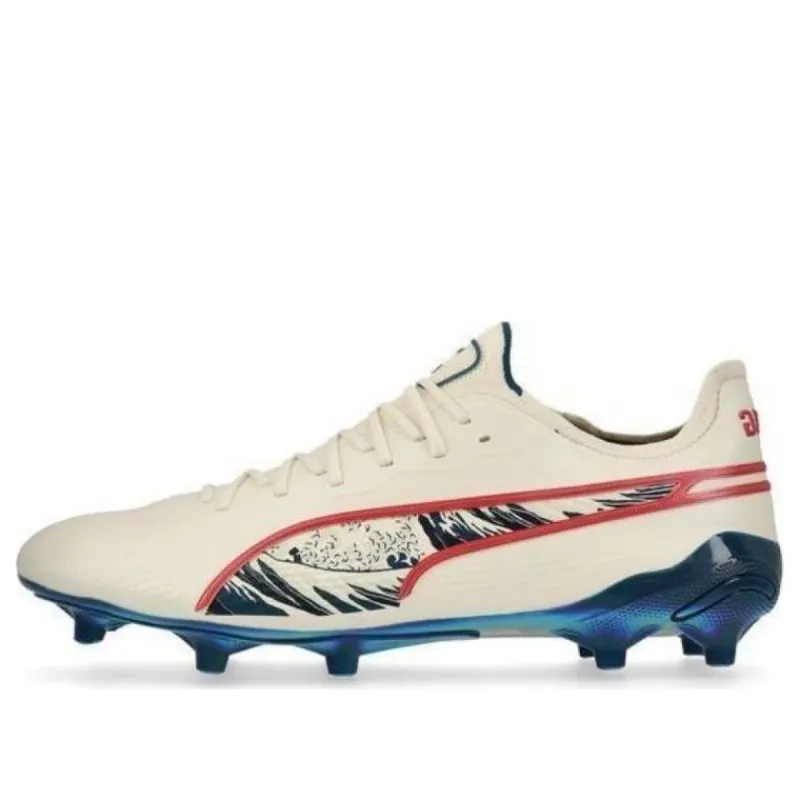 PUMA x Unisport King Ultimate FG 'Cream White Red' 108135-01 sold by KicksCrew
