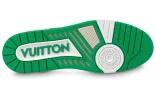 LOUIS VUITTON LV Trainers 'White Green' 1ABNIS sold by KicksCrew