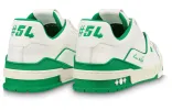 LOUIS VUITTON LV Trainers 'White Green' 1ABNIS sold by KicksCrew