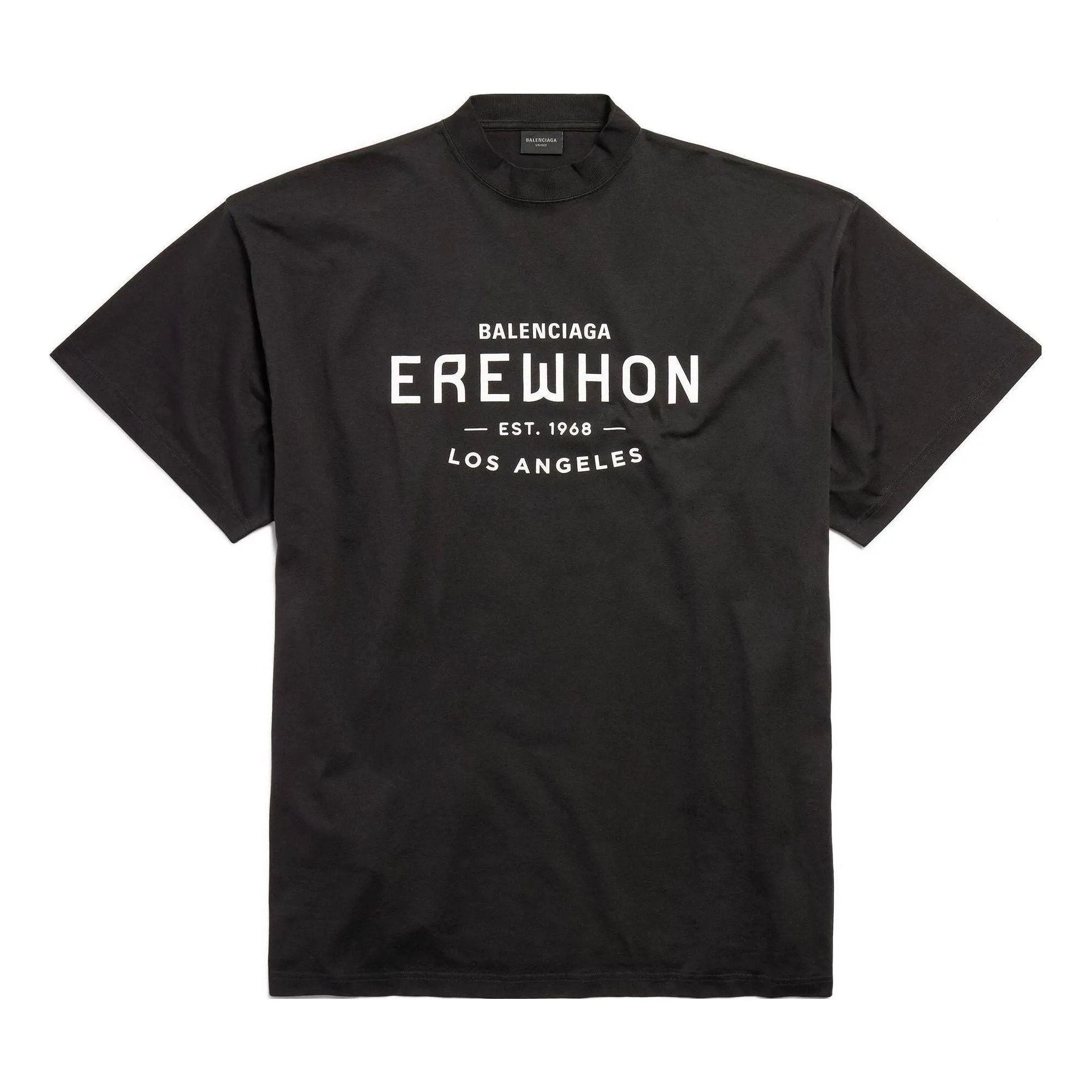 (WMNS) Balenciaga x Erewhon Los Angeles T-Shirt 'Black' 787349TQVG31569 sold by KicksCrew