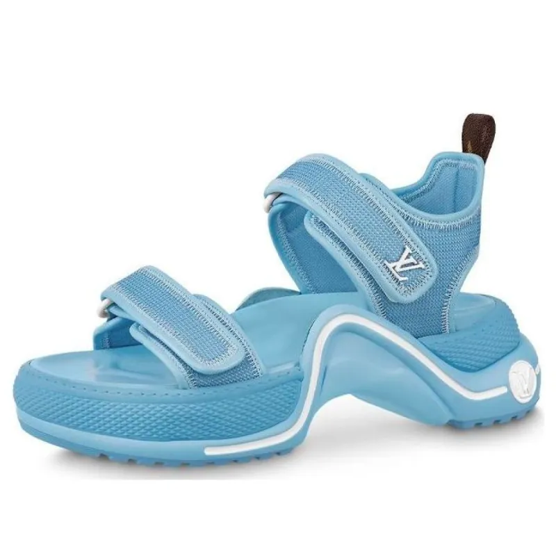 (WMNS) LOUIS VUITTON LV Archlight Sandals 'Sky Blue' 1AAEHC sold by KicksCrew