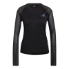 (WMNS) adidas Parley Adizero Long Sleeve Running T-Shirt Asia Sizing 'Black' H57746 sold by KicksCrew