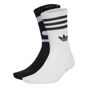 adidas Originals x Andr Saraiva Mid Crew Socks 'Black White' HZ7257 sold by KicksCrew