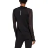 (WMNS) adidas Parley Adizero Long Sleeve Running T-Shirt Asia Sizing 'Black' H57746 sold by KicksCrew