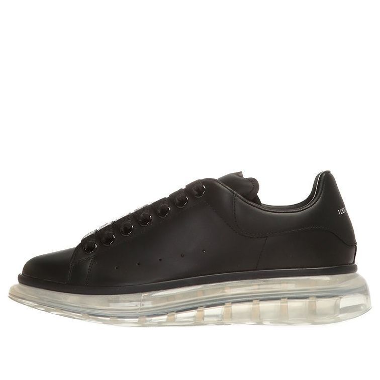 (WMNS) Alexander McQueen Oversized Sneaker 'Black Clear Sole' 611698WHX981070 sold by KicksCrew