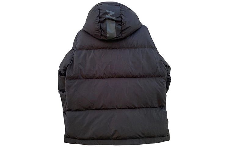 New Balance Windproof Warm Hooded Down Jacket 'Black' NPA4S061-BK sold by KicksCrew product image thumbnail 2