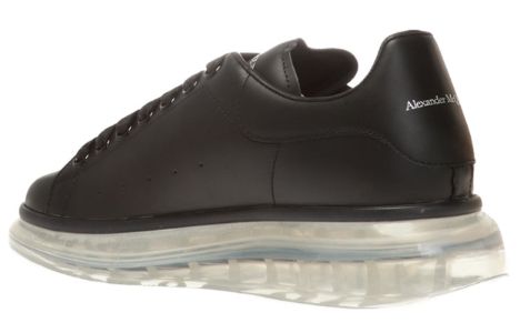 (WMNS) Alexander McQueen Oversized Sneaker 'Black Clear Sole' 611698WHX981070 sold by KicksCrew