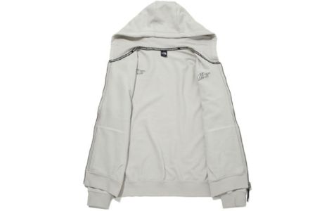 THE NORTH FACE FW21 Logo Full Zip Hooded Jacket 'Grey' NJ5JM52B sold by KicksCrew