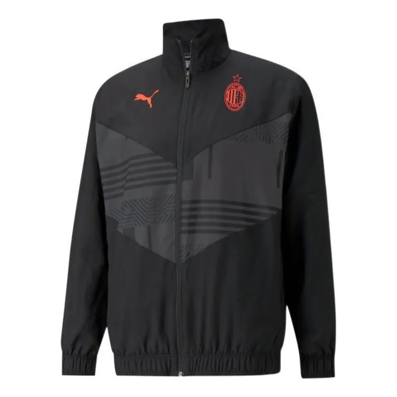 Puma Acm Prematch Jacket Logo 'Black' 765055-04 sold by KicksCrew