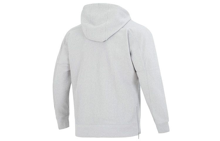 Under Armour Ottoman Fleece Hoodie 'Light Grey' 1373878-558 sold by KicksCrew product image thumbnail 2