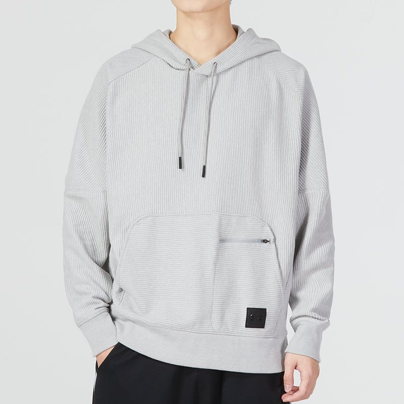 Under Armour Ottoman Fleece Hoodie 'Light Grey' 1373878-558 sold by KicksCrew product image thumbnail 3