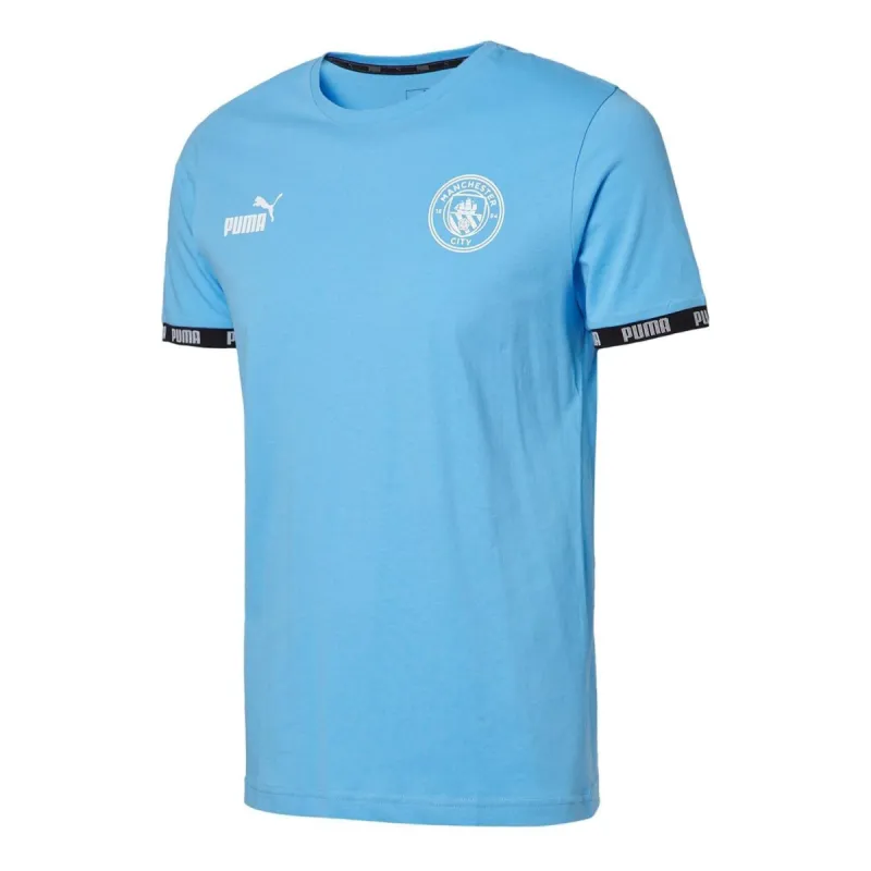 Puma Manchester City T-Shirt Ftbl Culture Jersey 'Blue' 756135-27 sold by KicksCrew