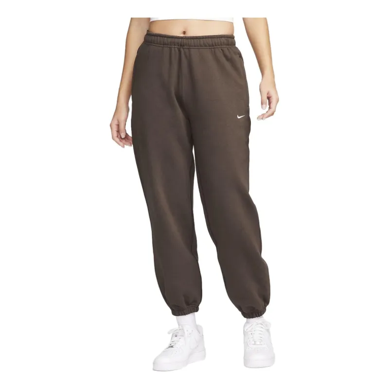 (WMNS) Nike Lab Fleece Pants 'Baroque Brown' DA0334-237 sold by KicksCrew