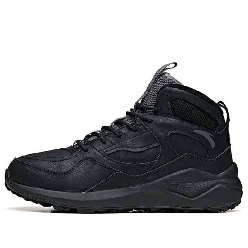 ANTA Lifestyle Sport High-Top Sneakers 'Black' 112048986-2 sold by KicksCrew