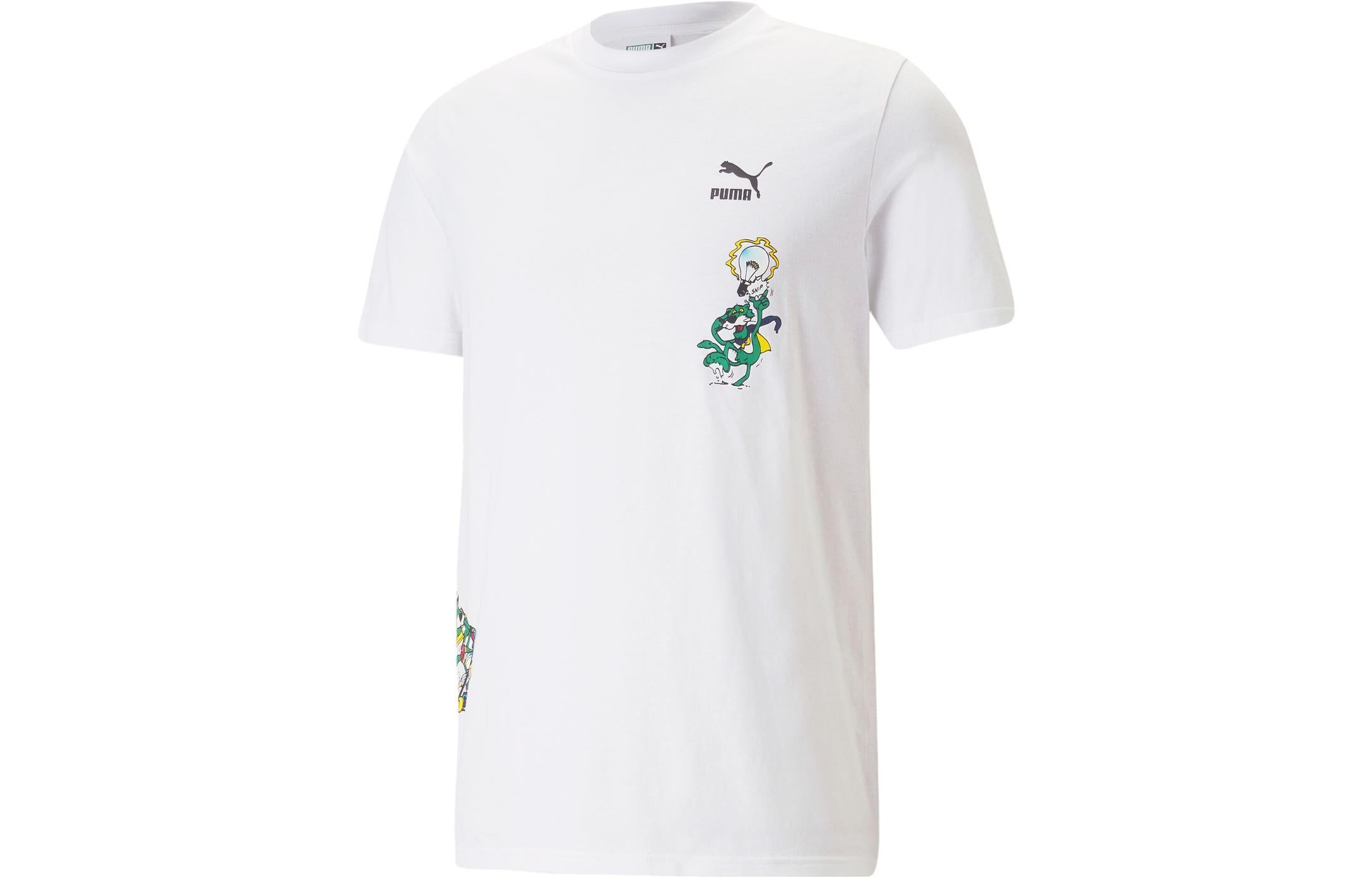 Puma Classic Super Graphic T-Shirt 'White' 621993-02 sold by KicksCrew product image thumbnail 2