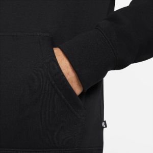 Nike SB Big Swoosh Logo Pullover Hoodie 'Black' CW5615-010 sold by KicksCrew